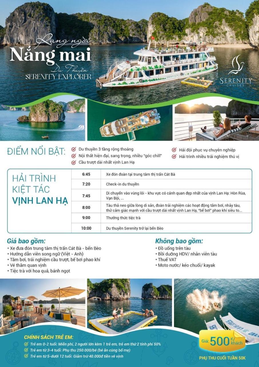 Emerald Hotel Cat Ba Dong Khe Sau Dış mekan fotoğraf